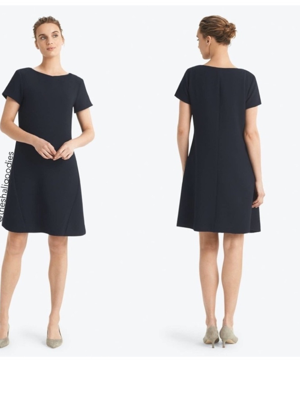 MM Lafleur The Eliza Dress black classic spring $200 S formal party